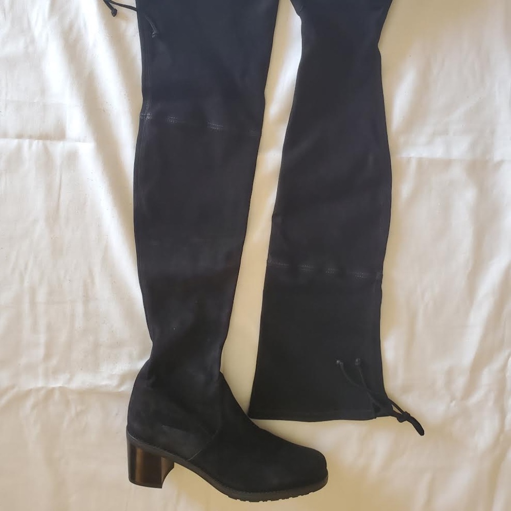 Stuart Weitzman 'Elevated' Over The Knee Suede - image 2